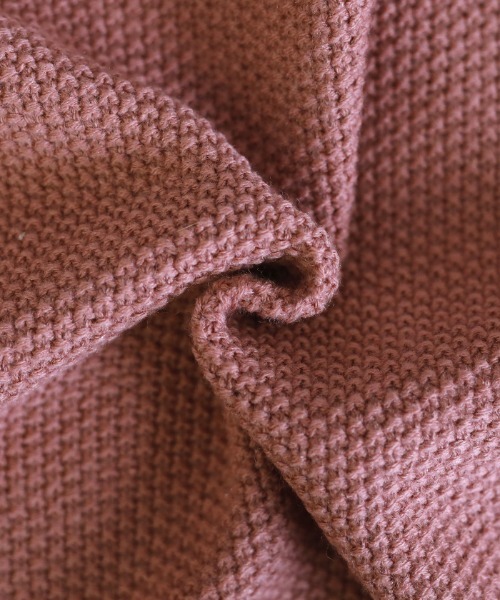 select MOCA（セレクトモカ）の「バックスリットニットショートベスト（ベスト・レディース・ブラック/ベージュ/ブラウン/スモークピンク/グリーン/グレイッシュブルー/パープル・FREE）」の12枚目の写真