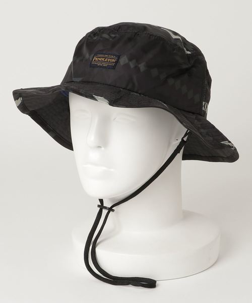 PENDLETON(ペンドルトン)の「ST:PENDLETON ペンドルトン CAMP HAT キャンプハット(ハット・レディース・ブラック/ブルー・FREE)」の5枚目の写真