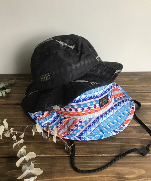 PENDLETON(ペンドルトン)の「ST:PENDLETON ペンドルトン CAMP HAT キャンプハット(ハット・レディース・ブラック/ブルー・FREE)」の6枚目の写真