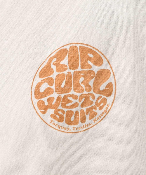rip curl（リップカール）の「【RIP CURL リップカール】レディース ロゴプリントスウェット / トレーナー ビッグシルエット オーバーサイズ ドロップショルダー  サーフカジュアル   / ワンマイルウェア / ルームウェア（スウェット・レディース・ブラック/ホワイト系その他・MEDIUM/LARGE）」の10枚目の写真