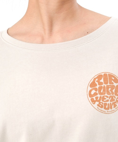 rip curl（リップカール）の「【RIP CURL リップカール】レディース ロゴプリントスウェット / トレーナー ビッグシルエット オーバーサイズ ドロップショルダー  サーフカジュアル   / ワンマイルウェア / ルームウェア（スウェット・レディース・ブラック/ホワイト系その他・MEDIUM/LARGE）」の16枚目の写真
