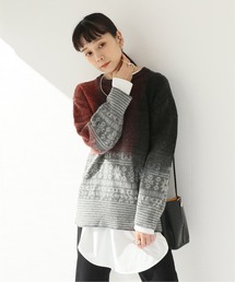 NOMA t.d. | 【NOMA t.d.】Painting Jaquard Sweater：セーター(ニット/セーター)