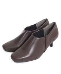 スクエアトゥショートブーツ