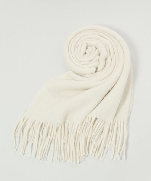 RAGEBLUE（レイジブルー）の「ラッセルボリュームマフラー/897644（マフラー・メンズ・ブラック/ダークブラウン/ベージュ/オフホワイト/その他19・FREE）」の7枚目の写真