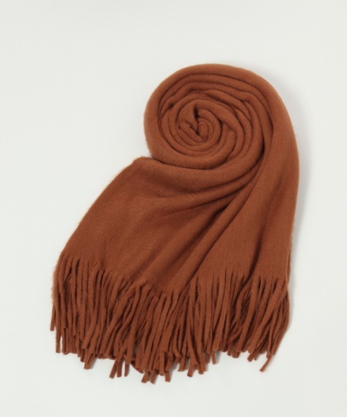 RAGEBLUE（レイジブルー）の「ラッセルボリュームマフラー/897644（マフラー・メンズ・ブラック/ダークブラウン/ベージュ/オフホワイト/その他19・FREE）」の9枚目の写真