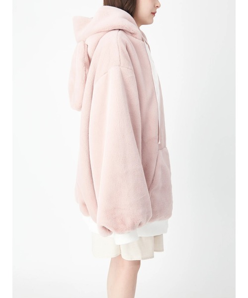 Ank その他アウターうさちゃんファーブルゾン その他アウター Ank Rouge アンクルージュ のファッション