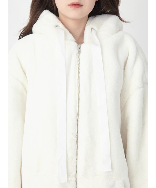 Ank その他アウターうさちゃんファーブルゾン その他アウター Ank Rouge アンクルージュ のファッション