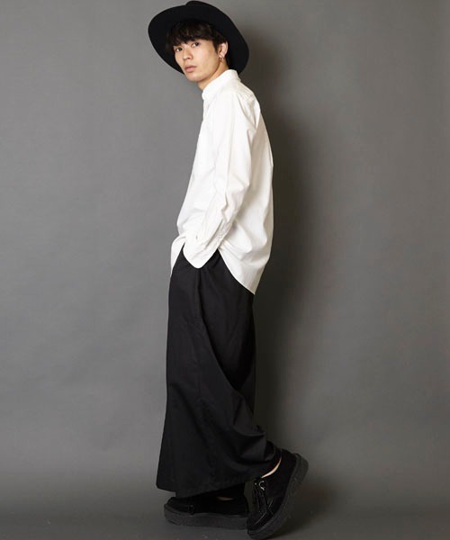 MEMENTISM(メメントイズム)の「ビッグシルエットバギーパンツ ”HAKAMA”(スラックス・メンズ・ブラック・FREE)」の5枚目の写真