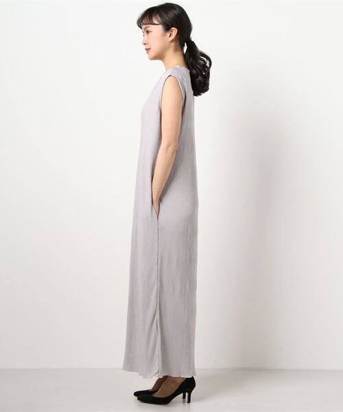 coca（coca）（コカ）の「細プリーツワンピース（ワンピース・レディース・ブラック/グレー系その他・ONE SIZE）」の15枚目の写真