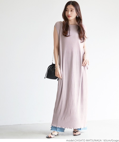 coca（coca）（コカ）の「細プリーツワンピース（ワンピース・レディース・ブラック/グレー系その他・ONE SIZE）」の14枚目の写真