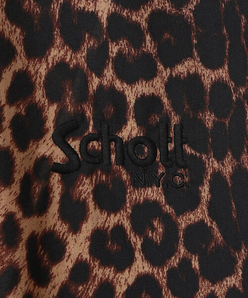 schott（ショット）の「Schott/ショット/LEOPARD COACH SHIRT