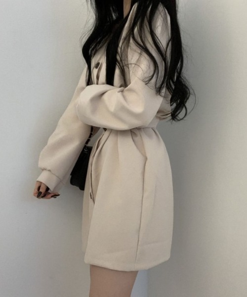 セール ボリューム袖ウエストベルトワンピース ワンピース Abitokyo アビトーキョー のファッション通販 Zozotown