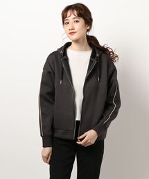 INTERPLANET | ボンディングＢＡＣＫフリルパーカー(パーカー)