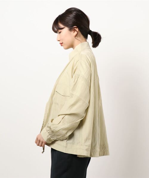 HONEYSUCKLE ROSE(ハニーサックルローズ)の「【HONEYSUCKLE ROSE】シアーブルゾン(ブルゾン・レディース・ピンク/グリーン/ライトベージュ・L/M)」の6枚目の写真