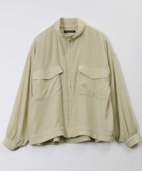 HONEYSUCKLE ROSE(ハニーサックルローズ)の「【HONEYSUCKLE ROSE】シアーブルゾン(ブルゾン・レディース・ピンク/グリーン/ライトベージュ・L/M)」の13枚目の写真