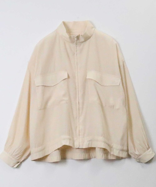 HONEYSUCKLE ROSE(ハニーサックルローズ)の「【HONEYSUCKLE ROSE】シアーブルゾン(ブルゾン・レディース・ピンク/グリーン/ライトベージュ・L/M)」の12枚目の写真