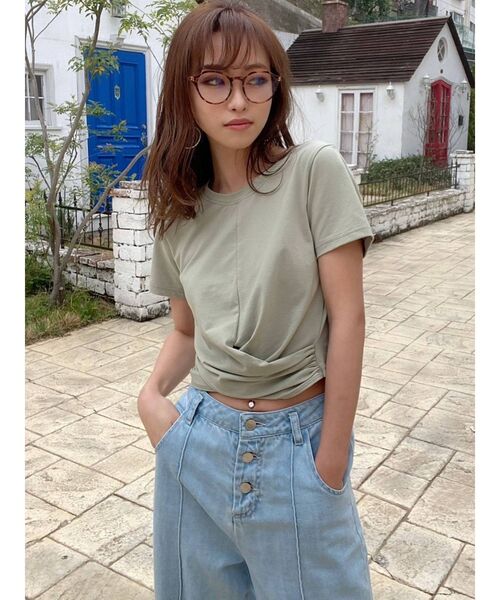 RESEXXY（リゼクシー）の「ピンタックストレートパンツ（その他パンツ・レディース・ライトブルー/ブラウン/アイボリー・FREE）」の21枚目の写真