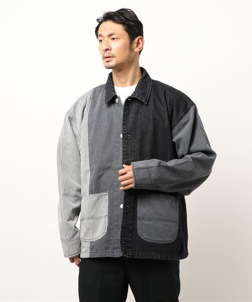 HALHAM（ハルハム）の「デニムヒッコリークレイジーカバーオール