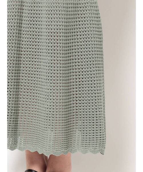 THE DAYZ TOKYO(ザデイズトーキョー)の「【THE DAYZ TOKYO】透かし編みニットマーメイドスカート(スカート・レディース・ブラック/ミント・FREE)」の16枚目の写真