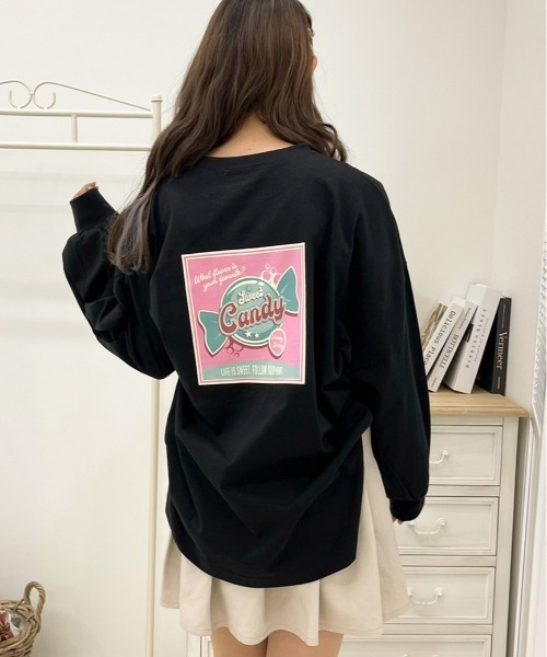 apres jour(アプレジュール)の「アソートビッグスリットロンT【ZOZOTOWN限定アイテム】(Tシャツ/カットソー・レディース・オフホワイト/ミント/サックスブルー/ホワイト系その他/ブラック/アイボリー/ホワイト系その他2/ホワイト/ピンク/ブラック系その他・X-LARGE/フリー)」の6枚目の写真