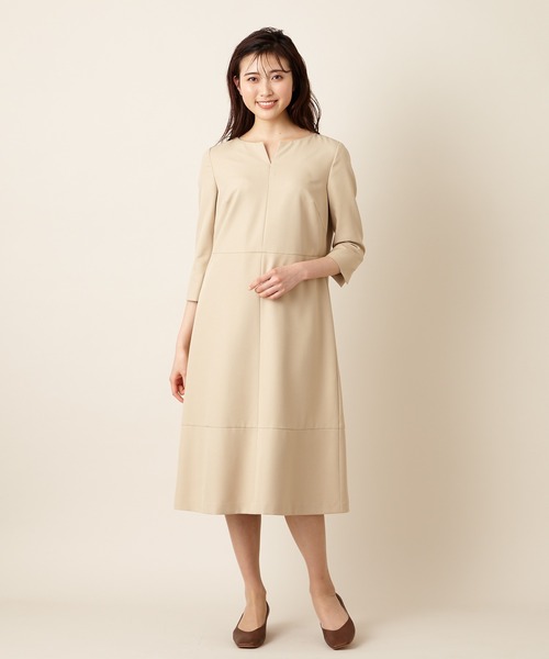 AIMER（エメ）の「キーネックAラインワンピース（ワンピース）」 - WEAR