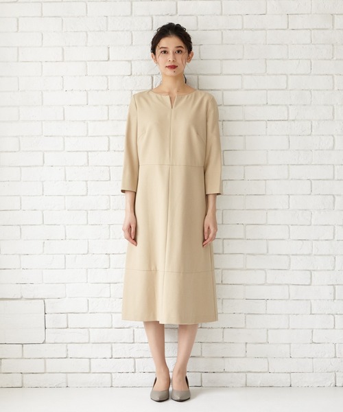 AIMER（エメ）の「キーネックAラインワンピース（ワンピース）」 - WEAR