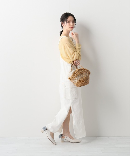 LE TALON(ルタロン)の「4.5cm2WAYリボンバックベルト(パンプス・レディース・レッド/ベージュ/ホワイト・22cm/22.5cm/24cm/24.5cm/25cm/23cm/23.5cm)」の4枚目の写真