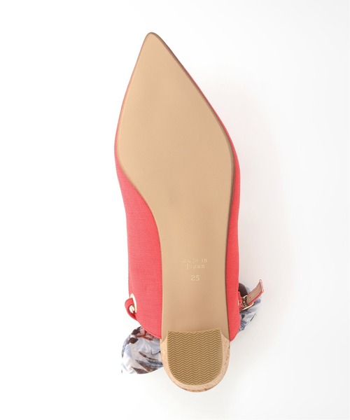 LE TALON(ルタロン)の「4.5cm2WAYリボンバックベルト(パンプス・レディース・レッド/ベージュ/ホワイト・22cm/22.5cm/24cm/24.5cm/25cm/23cm/23.5cm)」の6枚目の写真
