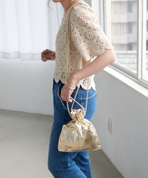 DISCOAT | メタリック巾着(トートバッグ)