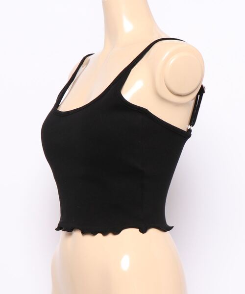 FIG&VIPER（フィグアンドバイパー）の「リブメロウキャミ（キャミソール・レディース・ライトグレー/ブルー/ホワイト/ライトピンク/ブラック・FREE）」の6枚目の写真