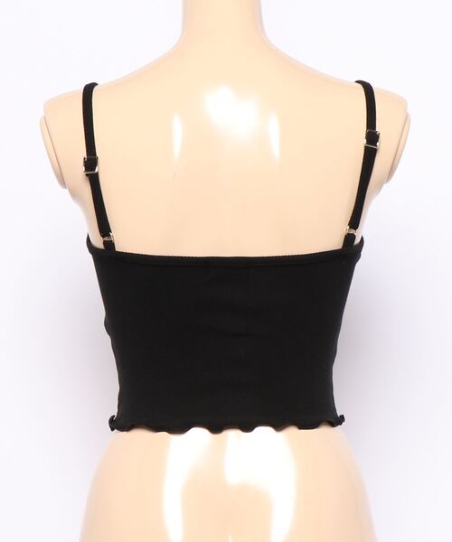 FIG&VIPER（フィグアンドバイパー）の「リブメロウキャミ（キャミソール・レディース・ライトグレー/ブルー/ホワイト/ライトピンク/ブラック・FREE）」の7枚目の写真