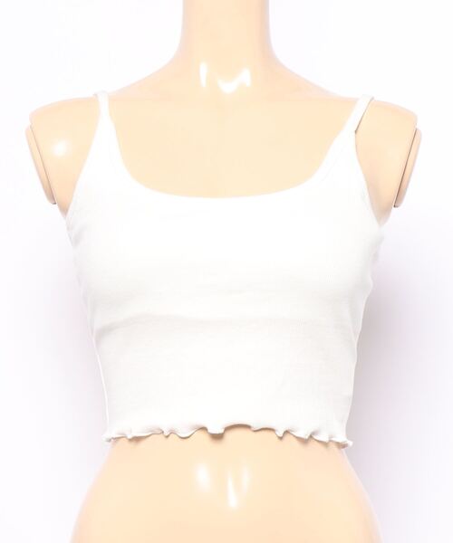 FIG&VIPER（フィグアンドバイパー）の「リブメロウキャミ（キャミソール・レディース・ライトグレー/ブルー/ホワイト/ライトピンク/ブラック・FREE）」の19枚目の写真