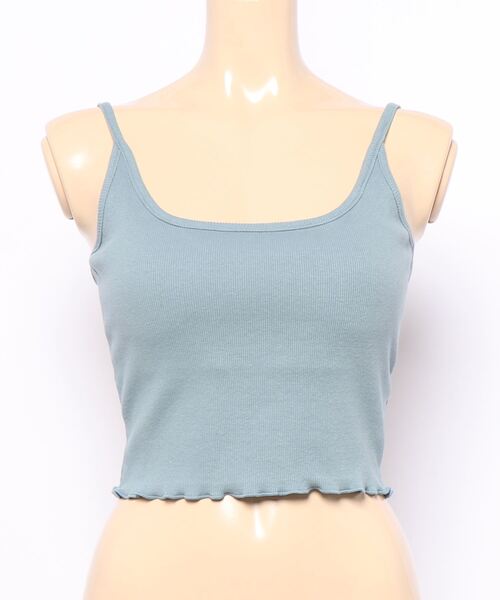 FIG&VIPER（フィグアンドバイパー）の「リブメロウキャミ（キャミソール・レディース・ライトグレー/ブルー/ホワイト/ライトピンク/ブラック・FREE）」の22枚目の写真