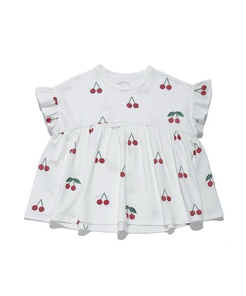 gelato pique（ジェラートピケ）の「【KIDS】チェリーモチーフ kids プルオーバー（Tシャツ/カットソー・キッズ・レッド・SMALL/MEDIUM/X-SMALL/XX-SMALL）」の3枚目の写真