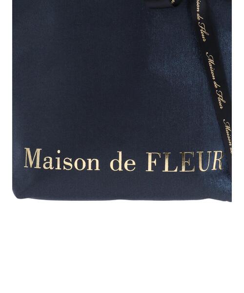 Maison de FLEUR(メゾンドフルール)の「パールビジューフリルハンドルトートバッグ(トートバッグ・レディース・ブラック/ネイビー/ピンク・FREE)」の10枚目の写真