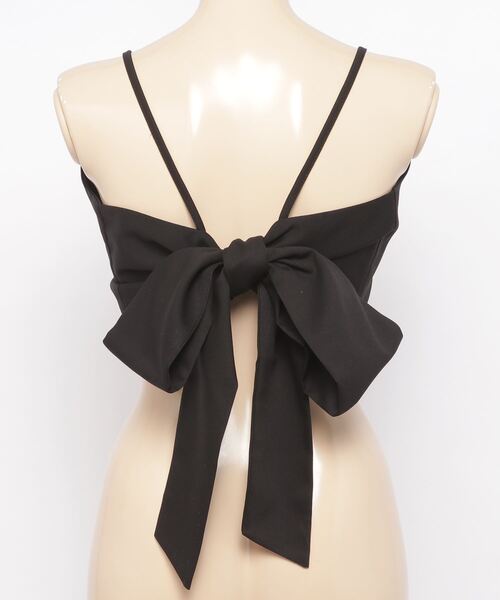 Rmine(アールマイン)の「バックリボンビスチェ(キャミソール・レディース・ブラック・FREE)」の16枚目の写真