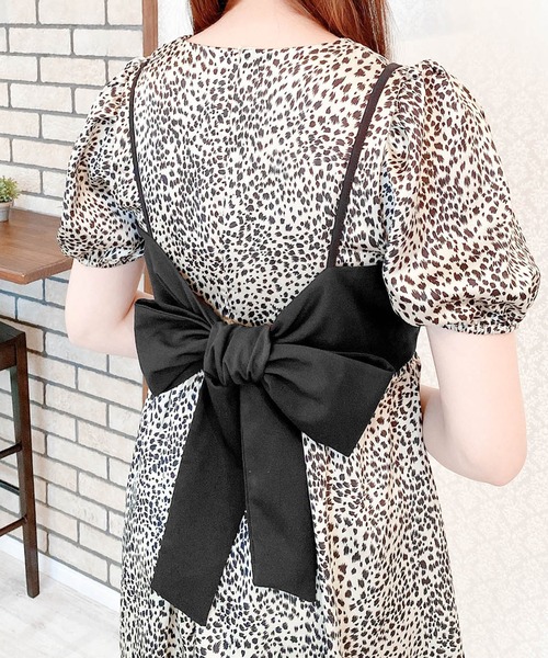 Rmine(アールマイン)の「バックリボンビスチェ(キャミソール・レディース・ブラック・FREE)」の8枚目の写真