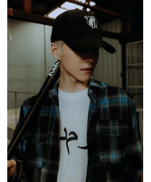 SINCITY（シンシティ）の「【SINCITY】ANARCHY CAT BASEBALL CAP（キャップ・メンズ・ブラック/ブルー・ONE SIZE）」の6枚目の写真