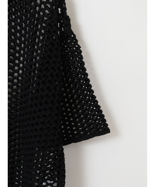 enchainement(アンシェヌマン)の「Polo Kint P/O(ニット/セーター・レディース・ブラック/ベージュ・フリー)」の4枚目の写真