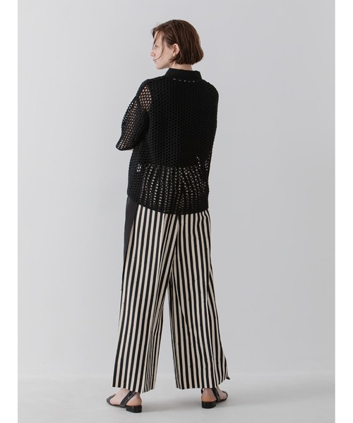 enchainement(アンシェヌマン)の「Polo Kint P/O(ニット/セーター・レディース・ブラック/ベージュ・フリー)」の18枚目の写真