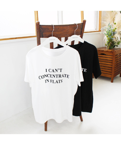 MODE ROBE(モードローブ)の「I CAN'T 半袖Tシャツ(Tシャツ/カットソー・レディース・ホワイト/ブラック・FREE)」の18枚目の写真
