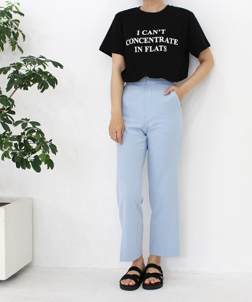 MODE ROBE(モードローブ)の「I CAN'T 半袖Tシャツ(Tシャツ/カットソー・レディース・ホワイト/ブラック・FREE)」の13枚目の写真