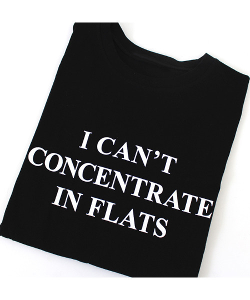 MODE ROBE(モードローブ)の「I CAN'T 半袖Tシャツ(Tシャツ/カットソー・レディース・ホワイト/ブラック・FREE)」の8枚目の写真