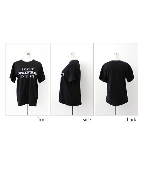 MODE ROBE(モードローブ)の「I CAN'T 半袖Tシャツ(Tシャツ/カットソー・レディース・ホワイト/ブラック・FREE)」の17枚目の写真