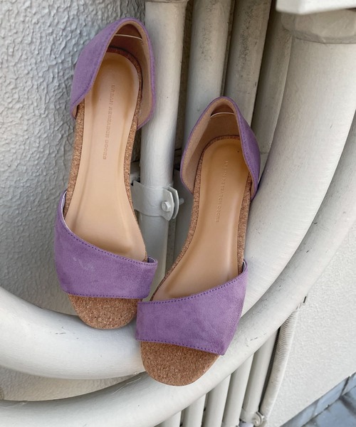 URBAN RESEARCH DOORS(アーバンリサーチドアーズ)の「セパレートフラットサンダル(サンダル・レディース・ブラック/パープル/ブラウン系その他/ブルー系その他/ライトベージュ・38/36/37)」の5枚目の写真