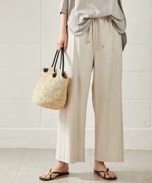 リネンワイドパンツ
