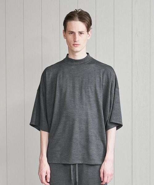koti オンブレシャツ オーバーサイズ スモークオンブレチェック ショートスリーブ
