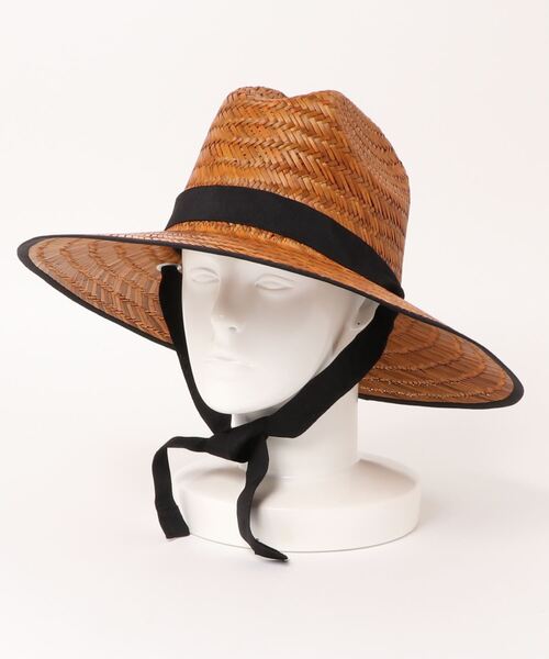 チャイハネ（チャイハネ）の「【チャイハネ】ロングリボン麦わらハット（ハット・レディース・ブラウン/ナチュラル・FREE）」の8枚目の写真