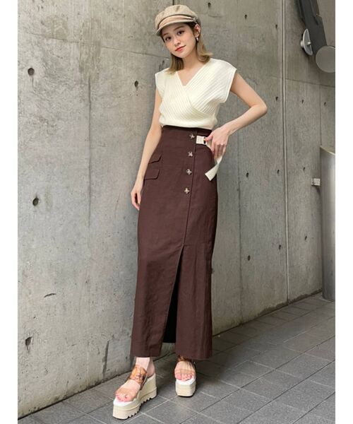 MURUA（ムルーア）の「レザービットマリンキャップ（キャップ・レディース・ブラック/ブラウン/アイボリー・FREE）」の17枚目の写真