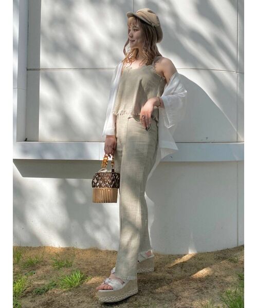 MURUA（ムルーア）の「レザービットマリンキャップ（キャップ・レディース・ブラック/ブラウン/アイボリー・FREE）」の18枚目の写真